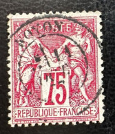 France 1876   Sage Type I    Y Et T  71  O - 1876-1878 Sage (Typ I)