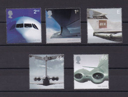 GRANDE-BRETAGNE 2002 TIMBRE N°2328/32 NEUF AVEC CHARNIERE AVIONS - Ungebraucht