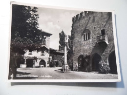 Cartolina Viaggiata "GRAZZANO VISCONTI LA PIAZZA" 1951 - Piacenza