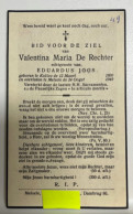 Devotie DP  Overlijden Valentina De Rechter Echtg Joos - Kalloo / Kallo 1900 - Melsele 1949 - Décès