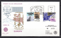 Espagne 1991 - FDC Special - EUROPA CEPT - Europe Spatiale  - Tirage Limite A 60 Ex. Numerotes - FDC