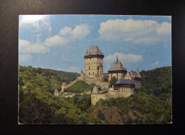Czechia  - CZECH REPUBLIK - Hrad Karlstejn - Used Card With Stamp 1991 Skauting - República Checa