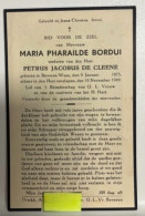 Devotie DP  Overlijden Maria Bordui Wwe De Cleene - Beveren-Waas 1875 - 1949 - Décès