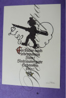 Artist Plischke Glückwunschkarte Scherenschnitt Verlag  Pfleumer Zittau Lot X 4 Cpsm - Silhouette - Scissor-type