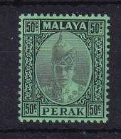 Malaya - Perak: 1938/41   Sultan Iskandar   SG118    50c    MH - Perak