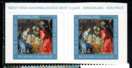 BELGIQUE BELGIE BELGIO BELGIUM 2003 CHRISTMAS NOEL NATALE WEIHNACHTEN NAVIDAD 0.44€ PAIR MNH - Unused Stamps