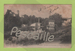 01 AIN - CP OYONNAX - LES BORDS DE LA SARSOUILLE ET LA COTE DE LA MAGDELEINE - VIALATTE PHOT. OYONNAX - CIRCULEE EN 1904 - Oyonnax