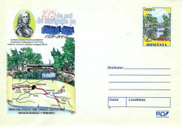 ROMANIA 065x2004: BEGA CANAL NAVIGATION, BRIDGE TIMISOARA, Unused Prepaid Postal Stationery Cover - Registered Shipping! - Interi Postali