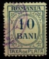 ROUMANIE     -    Taxe   -   1911  . Y&T N°35 Oblitéré - Portomarken