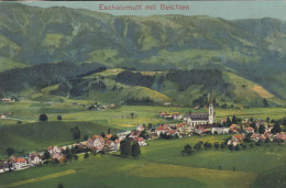 Alte AK Escholzmatt Mit Beichlen- Karte  Gel. 1925 - Escholzmatt