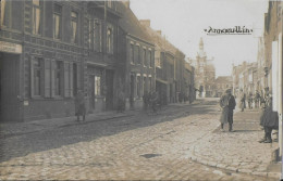 ANNOEULLIN   Photo Allemande  Rue Nationale - War, Military