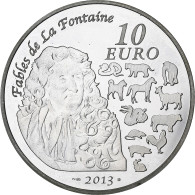 France, 10 Euro, La Fontaine/Année Du Serpent, BE, 2013, Monnaie De Paris - Frankreich