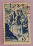 FRANCE YT 805 CACHET HEXAGONAL "CONQUES" ANNÉE 1948 - Used Stamps