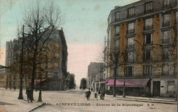 N°134 W -cpa Aubervilliers -avenue De La République- - Aubervilliers