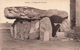 FRANCE - Carnac - Dolmen De Crucuno - Vue Générale - Coll Z Le Rouzic - Carte Postale Ancienne - Carnac