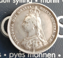 Royaume Uni Victoria 1 Shilling 1887 Argent - Sonstige & Ohne Zuordnung