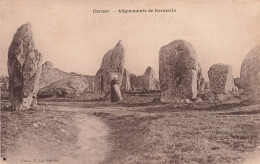 FRANCE - Carnac - Alignement De Kermario - Vue Générale - Rochers - Carte Postale Ancienne - Carnac