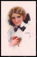 Artist Signed Usabal L. Fashion Glamour Lady Serie 333-6 Postcard VK7921 - Other & Unclassified