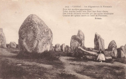 FRANCE - Carnac - Les Alignements De Karmario - Pays Des Menhirs Gigantesques - Animé - Carte Postale Ancienne - Carnac