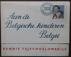 FOLDER  EXPO 1958 - AAN DE BELGISCHE KINDEREN BELGIE KENNIS TJECHOSLOWAKIJE  15 X 12  / 30              ZIE AFBEELDINGEN - Exhibitions