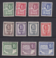 Somaliland Protectorate: 1942   KGVI (full Face) To R3    SG105-115       MH - Somaliland (Protectoraat ...-1959)