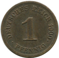 1 PFENNIG 1900 G GERMANY Coin #AD459.9.U.A - 1 Pfennig