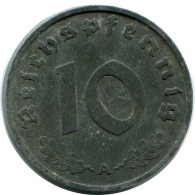 10 REICHSPFENNIG 1942 A DEUTSCHLAND Münze GERMANY #DB958.D.A - 10 Reichspfennig