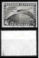 German Reich, 1933, Chicagofahrt, Used, Good Quality, Mi. 498 Gestempelt - Luchtpost & Zeppelin