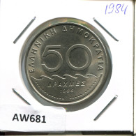 50 DRACHMES 1984 GRÈCE GREECE Pièce #AW681.F.A - Grecia