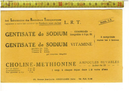 SOLDE 2022 ( BUVARD ?)  GENTISATE DE SODIUM - AUBERVILLIERS - Pubblicitari