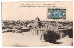 TOMBOUCTOU - La Mosquée De Sankore Au Nord De La Ville, Constriute Vers Le XI° Siècle - (11 FEVRIER 1925) - BEAU TIMBRE - Senegal
