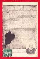 Histoire-30P56 Original De L'Edit De Nantes, Signature D'HENRI IV, Avril 1598, Cpa BE - Historia