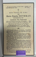 Devotie DP  Overlijden Maria Heyrman Echtg Van Esbroeck - Beveren-Waas 1898 - 1943 - Décès