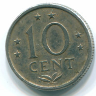 10 CENTS 1979 NIEDERLÄNDISCHE ANTILLEN Nickel Koloniale Münze #S13588.D.A - Netherlands Antilles