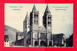 F-68-Guebwiller-08A100  L'église St Léger, Cpa  - Guebwiller