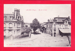 F-88-Arches-03A100  La Rue De La Gare, Hôtel Moderne, Cpa  - Arches