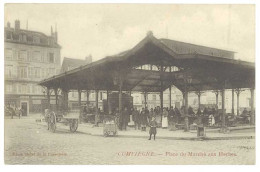 Cpa Compiègne - Place Du Marché Aux Herbes - Compiegne