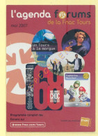 FNAC – L'agenda Forum De La Fnac Tours - Advertising