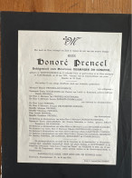 Honore Preneel Echtg Germaine De Coninck *1873 Westrozebeke +1958 Kortemark Dendermonde Claereboudt Staden Lamote Celen - Décès