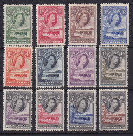 Bechuanaland: 1955/58   QE II - Pictorial Set   SG143-153   MH - 1885-1964 Herrschaft Von Bechuanaland