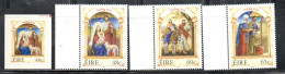 EIRE IRELAND IRLANDA 2004 CHRISTMAS ANNUNCIATION NOLLAIG NATALE NOEL WEIHNACHTEN NAVIDAD COMPLETE SET SERIE COMPLETA MNH - Ongebruikt