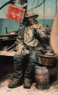 Pêcheur Avec Sa Pipe - Type De Marin - Carte LL Colorisée N° 3018 - Fischerei