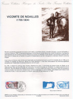 - Document Premier Jour LA RÉVOLUTION FRANCAISE : VICOMTE DE NOAILLES (1756-1804) - MAINTENON 25.2.1989 - - Révolution Française