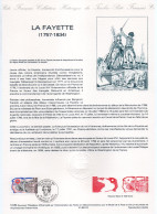 - Document Premier Jour LA RÉVOLUTION FRANCAISE : LA FAYETTE (1757-1834) - CHAVANIAC 25.2.1989 - - Franz. Revolution