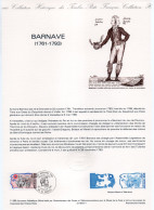 - Document Premier Jour LA RÉVOLUTION FRANCAISE : BARNAVE (1761-1793) - ST EGREVE 25.2.1989 - - Franz. Revolution