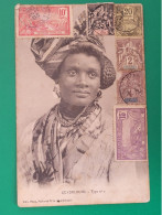 Guadeloupe ,    Guadeloupéenne  , 5 Timbres Multicolore - Other & Unclassified