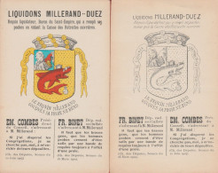 2 Cartes Politiques , Satiriques  / Liquidons Millerand-Duez ( Voir Verso ) - Parteien & Wahlen