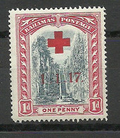 BAHAMAS 1917 Michel 50 * Red Cross Roter Kreuz - Croce Rossa