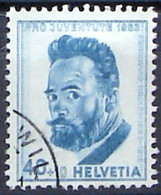 Schweiz Suisse 1953: Ferdinand Hodler (1853-1918) Zu WI152 Mi 592 Yv 543 Mit Eck-Stempel.....WIL (Zumstein CHF 12.00) - Usati