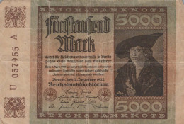 5000 MARK 1922 Stadt BERLIN DEUTSCHLAND Papiergeld Banknote #PL049 - Lokale Ausgaben